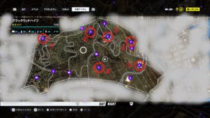 ブラックウッドハイツ 収集アイテム フラミンゴ マップ