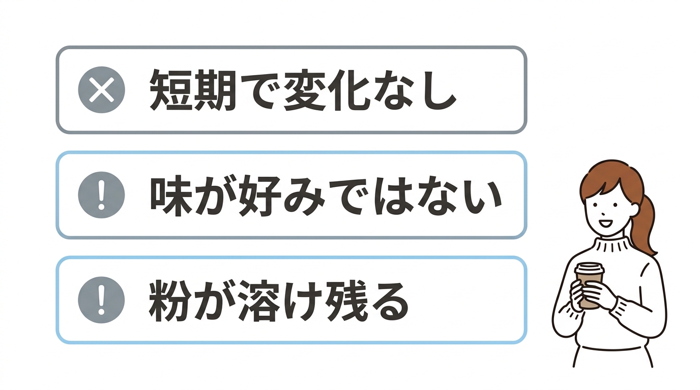 スリムストンコーヒーの悪い評判・口コミ