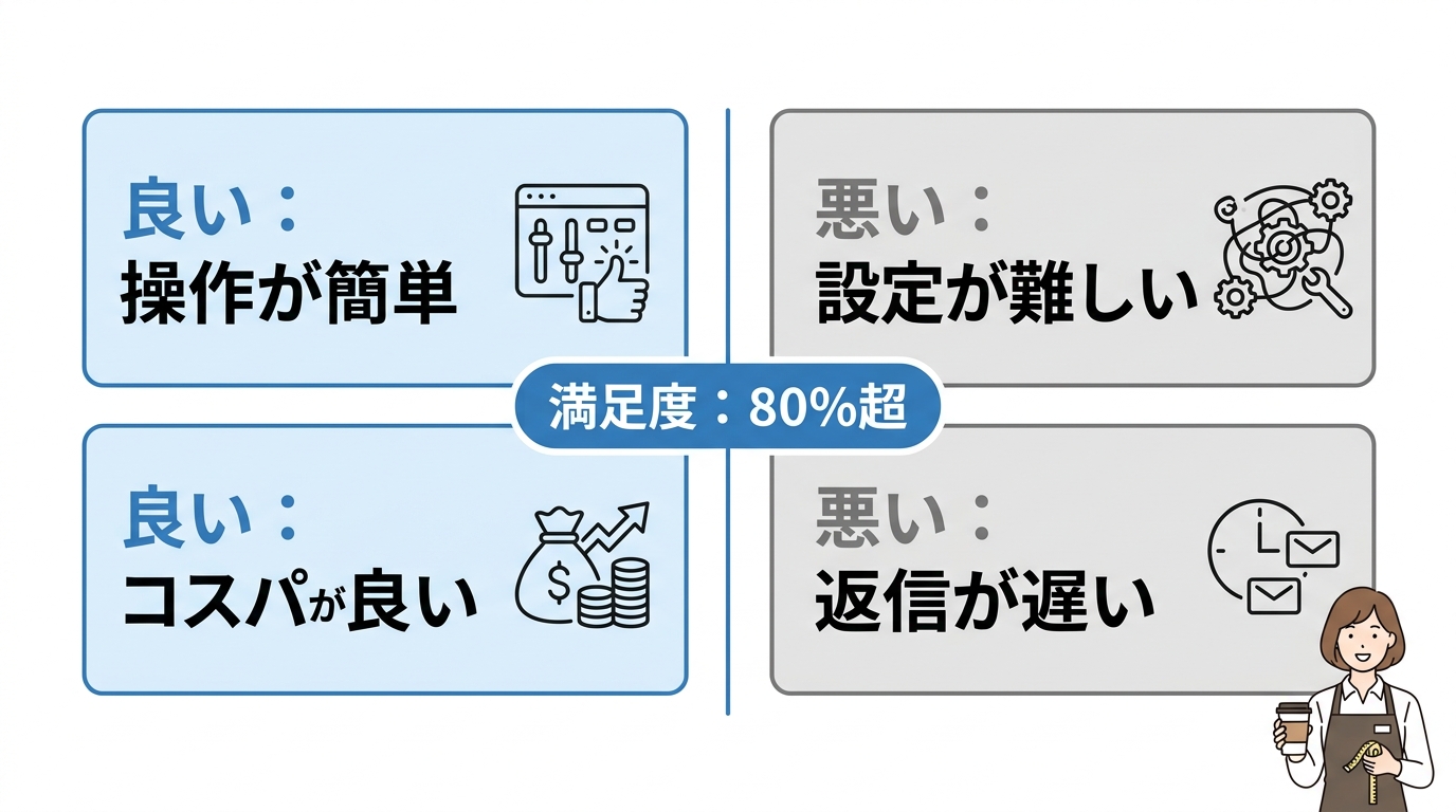利用者のリアルな口コミ・評判
