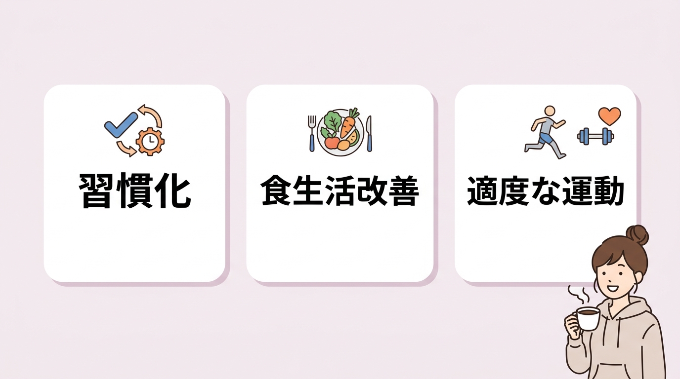 痩せない人が見直すべき3つのポイント