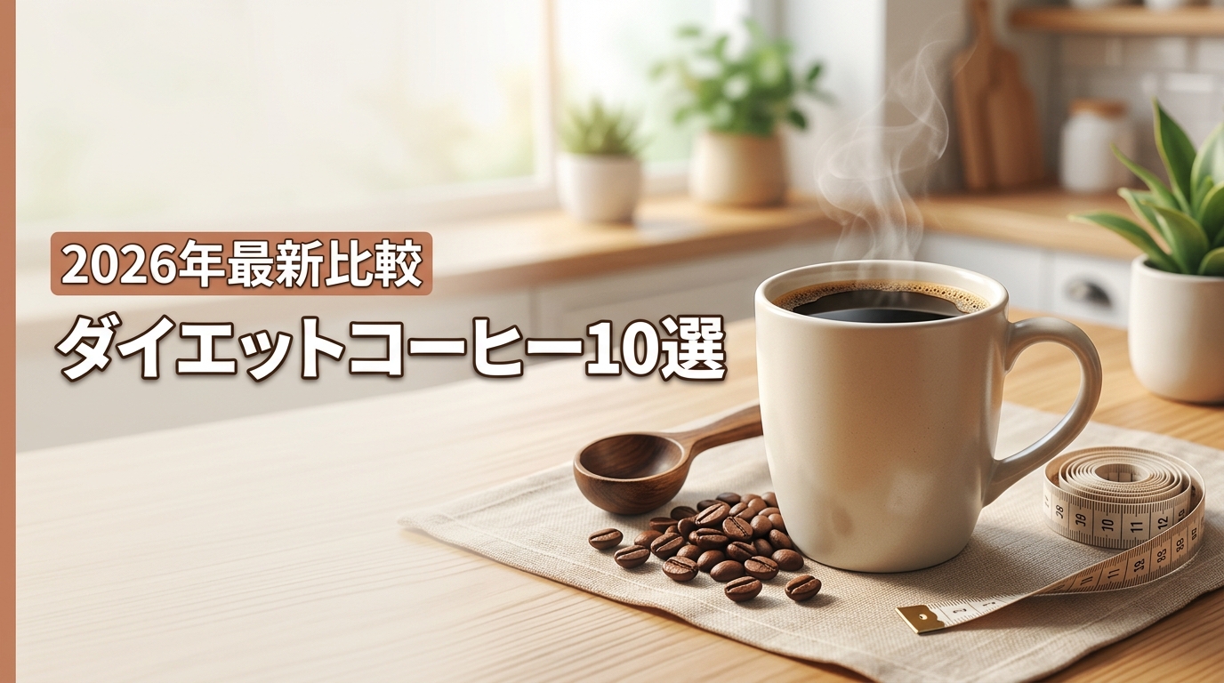 2026年最新|ダイエットコーヒーおすすめ10選!体質に合う選び方と成分比較