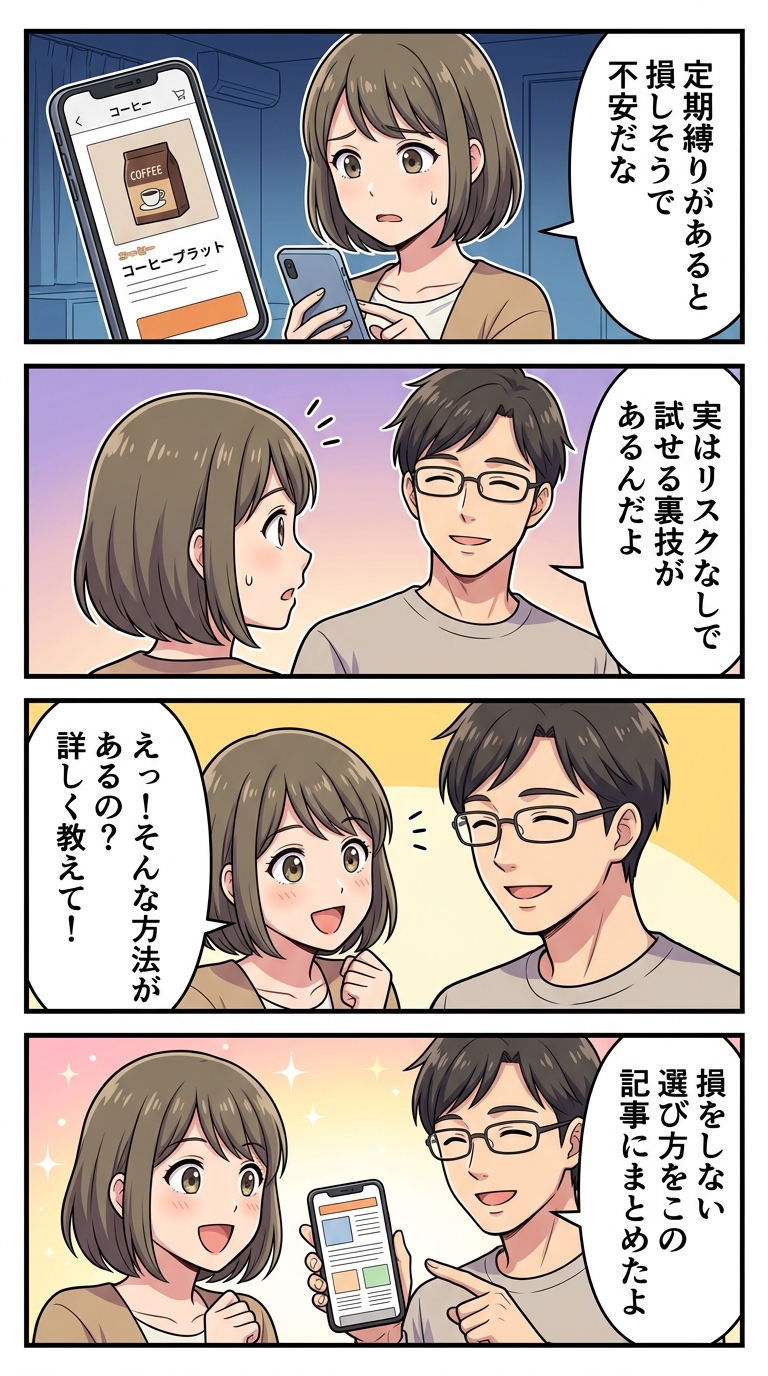 定期縛りなし ダイエットコーヒー